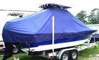 Photo of Polar 2310BB 20xx T-Top Boat-Cover, viewed from Starboard Rear 