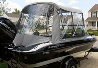 Ranger® 1850 Reata Bimini-Aft-Curtain-OEM-T3™ Factory Bimini AFT CURTAIN with Eisenglass window(s) for Bimini-Top (not included) angles back to Transom area (not vertical), OEM (Original Equipment Manufacturer)