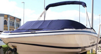 Photo of Regal, 2000-2007: Bimini Top in Boot, Bow Cover Cockpit Cover, viewed from Port Front 