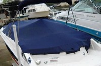 Regal® 2200 NO Tower Bimini-Top-Canvas-Frame-Boot-Zippered-Seamark-OEM-G2™ Factory BIMINI TOP CANVAS on FRAME with zippers and BOOT COVER with Zippers for OEM front Visor and Side Curtains (not included) (this Bimini-Top may have been SeaMark(r) vinyl-lined Sunbrella(r) prior to 2008 through 2018, now they are Sunbrella(r) to avoid mold issues), OEM (Original Equipment Manufacturer)