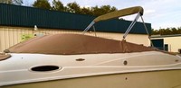 Photo of Regal 2300 LSR, 2001: Bimini Top in Boot, Cockpit Cover, viewed from Port Front 