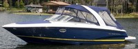 Regal® 2700 Arch Bimini-Side-Curtains-OEM-T3.5™ Pair Factory Bimini SIDE CURTAINS (Port and Starboard sides) with Eisenglass windows zips to sides of OEM Bimini-Top (Not included, sold separately), OEM (Original Equipment Manufacturer)
