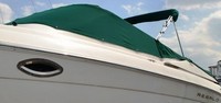 Photo of Regal 2800 LSR, 2001: Bimini Top in Boot, Cockpit Cover, viewed from Port Front 