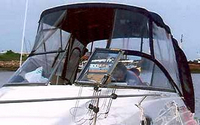Regal® Commodore 2465 Bimini-Side-Curtains-OEM-G2.2™ Pair Factory Bimini SIDE CURTAINS (Port and Starboard sides) zips to side of OEM Bimini-Top (not included) (NO front Visor, aka Windscreen, sold separately), OEM (Original Equipment Manufacturer) 