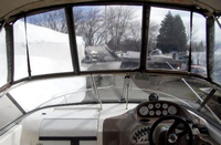 Photo of Regal Commodore 2465, 2005: Bimini Top, Front Visor, Side Curtains, Inside 