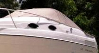 Regal® Commodore 258 Cockpit-Cover-Bimini-Camper-Cutouts-OEM-G1™ Factory Snap-On COCKPIT-COVER with Cutouts (openings) for Bimini-Top AND Camper-Top Frames, Adjustable Support Pole(s) and reinforced Snap(s) or Grommet(s) inside Cover for Tip of Pole(s), OEM (Original Equipment Manufacturer)