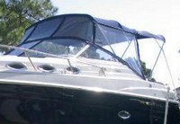 Regal® Commodore 2660 Bimini-Visor-OEM-G1.7™ Factory Front VISOR Eisenglass Window Set (typ. 3 front panels, but 1 or 2 on some boats) zips between front of OEM Bimini-Top (not included) and Windshield (NO Side-Curtains, sold separately), OEM (Original Equipment Manufacturer)