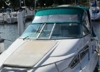Regal® Commodore 272 Bimini-Side-Curtains-OEM-G1™ Pair Factory Bimini SIDE CURTAINS (Port and Starboard sides) zips to side of OEM Bimini-Top (not included) (NO front Visor, aka Windscreen, sold separately), OEM (Original Equipment Manufacturer) 