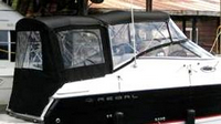 Photo of Regal Commodore 2765, 2005: Bimini Top, Front Connector, Side Curtains, Camper Top, Camper Side and Aft Curtains, viewed from Starboard Side 
