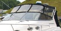 Regal® Commodore 2860 Bimini-Side-Curtains-OEM-G1.5™ Pair Factory Bimini SIDE CURTAINS (Port and Starboard sides) zips to side of OEM Bimini-Top (not included) (NO front Visor, aka Windscreen, sold separately), OEM (Original Equipment Manufacturer) 