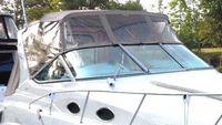Regal® Commodore 292 Bimini-Side-Curtains-OEM-G1.7™ Pair Factory Bimini SIDE CURTAINS (Port and Starboard sides) zips to side of OEM Bimini-Top (not included) (NO front Visor, aka Windscreen, sold separately), OEM (Original Equipment Manufacturer) 