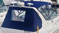 Regal® Commodore 292 Arch-Aft-Curtain-OEM-G1™ Factory Arch AFT CURTAIN from Radar-Arch to Transom area (slanted, not vertical), typically with Eisenglass window, OEM (Original Equipment Manufacturer)