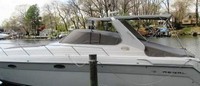 Photo of Regal Commodore 402, 1999: Bimini Top, Camper Top, Cockpit Cover Sunpad Cover, viewed from Port Side 