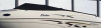 Photo of Rinker 232 Captiva Cuddy, 2000: Factory OEM Cockpit Cover Black, viewed from Port Side 