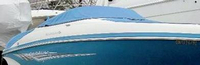 Photo of Rinker 246 Captiva Bow Rider, 2008:, Bow Cover Cockpit Cover, viewed from Starboard Front 