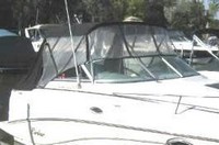 Photo of Rinker 250 Fiesta Vee, 2003: Bimini Top, Connector, Side Curtains, Camper Top, Camper Side Curtains, Camper Aft Curtain, viewed from Starboard Front2 
