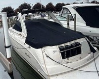 Photo of Rinker 290 Fiesta Vee, 2004: Cockpit Cover, viewed from Starboard Rear 