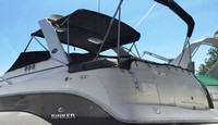 Photo of Rinker 300 Express Cruiser, 2008: Bimini Top, Camper Top in Boot, Cockpit Cover, viewed from Port Rear 