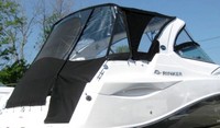 Photo of Rinker 310 Express Cruiser, 2011: Arch Hard-Top, Front Visor, Side Curtains, Camper Top, Camper Side and Aft Curtains, viewed from Starboard 