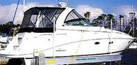 Photo of Rinker 350 Express Cruiser, 2008 Front Connector, Side Curtains, Camper Top, Camper Side Curtains, Camper Aft Curtain, viewed from Starboard Side 