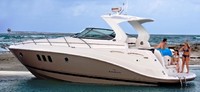 Photo of Rinker 360 Express Cruiser Hard-Top, 2011: (Factory OEM website photo), viewed from Port Rear 
