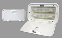 SSI-2-Drawer-Tackle-Box-Slimline-Deluxe™SSI(r) 45312300 2-Drawer Build-In Deluxe Tackle Box with patented Slimline door (click for full-size picture) SSI-2-Drawer-Tackle-Box-Slimline-Deluxe™SSI(r) 45312300 2-Drawer Build-In Deluxe Tackle Box with patented Slimline door