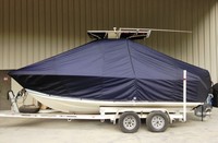 Photo of Sailfish 220CC 20xx T-Top Boat-Cover, viewed from Port Side 
