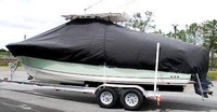 Photo of Sailfish 2880CC 20xx T-Top Boat-Cover, viewed from Port Side 
