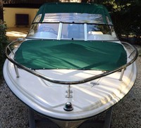 Photo of Scout 175 Dorado, 2003: Bimini Top with integrated windscreen, Bow Cover, Front 