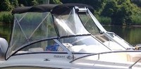 Photo of Scout 222 Dorado, 2006: Bimini Top, Front Visor, Side Curtains, Aft Curtain, Bow Cover, viewed from Starboard Front 