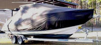 Photo of Scout 242 Abaco 20xx T-Top Boat-Cover, Side 