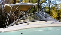 Scout® 242 Dorado Bimini-Top-Canvas-Zippered-OEM-G0.6™ Factory Bimini Replacement CANVAS (NO frame) with Zippers for OEM front Visor and Curtains (Not included), OEM (Original Equipment Manufacturer)