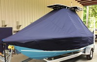 Photo of Sea Fox® 200 Viper 20xx T-Top with Wings T-Top Boat-Cover, viewed from Port Front 