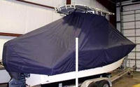 Photo of Sea Fox® 226CC Commander 20xx TTopCover™ T-Top boat cover, viewed from Starboard Rear 