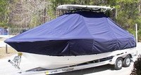 Photo of Sea Fox® 248CC Commander 20xx TTopCover™ T-Top boat cover, viewed from Port Front 