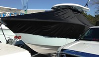 Photo of Sea Fox® 286CC Commander 20xx T-Top Boat-Cover, viewed from Port Front 