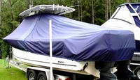 Photo of Sea Hunt® Gamefish-29 20xx T-Top Boat-Cover, viewed from Port Rear 