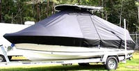 Photo of Sea Hunt® Ultra-210 20xx T-Top Boat-Cover, viewed from Port Side 