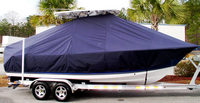 Photo of Sea Hunt® Ultra-225 20xx T-Top Boat-Cover, viewed from Starboard Side 