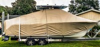 Photo of Sea Hunt® Ultra-255 20xx TTopCover™ T-Top boat cover, viewed from Starboard Side 