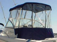 Bimini-Aft-Drop-Curtain-OEM-A™Factory Bimini AFT DROP CURTAIN (Vertical, Not slanted to Transom) with Eisenglass window(s) for Bimini-Top (not included), OEM (Original Equipment Manufacturer)