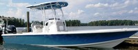 Photo of Sea-Pro® 248 Bay 20xx Factory T-Top, viewed from Starboard Front webste photo 