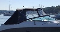 Photo of Sea Ray 215 Weekender, 2007: Bimini Top, Visor, Side and Aft Curtains, viewed from Starboard Side 