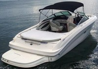 Photo of Sea Ray 240 Select, 2005: Bimini Top, viewed from Starboard Rear 