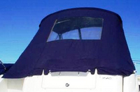 Bimini-Aft-Curtain-OEM-G0.7™Factory Bimini AFT CURTAIN (slanted to Transom area, not vertical) with Eisenglass window(s) for Bimini-Top (not included), OEM (Original Equipment Manufacturer)