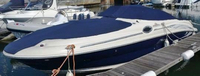 Photo of Sea Ray 240 Sundeck, 2005:, Bow Cover Cockpit Cover, viewed from Port Front 