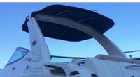 Photo of Sea Ray 260 Sundancer Arch Soft Top, 2010: Bimini Top Laced on Rigid Aluminum Frame Sunshade Top Laced on Rigid Aluminum Frame, viewed from Port Rear 