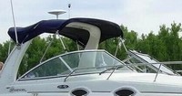 Sea Ray® 260 Sundancer Arch Bimini-Top-Canvas-Zippered-Seamark-OEM-G2™ Factory Bimini Replacement CANVAS (NO frame) with Zippers for OEM front Visor and Curtains (Not included), OEM (Original Equipment Manufacturer)
