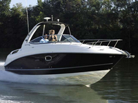 Photo of Sea Ray 260 Sundancer Arch, 2010: Bimini Top, viewed from Starboard Front 