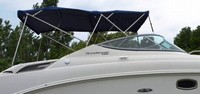 Photo of Sea Ray 260 Sundancer NO Arch, 2011: Bimini Top, Camper Top, viewed from Starboard Side 